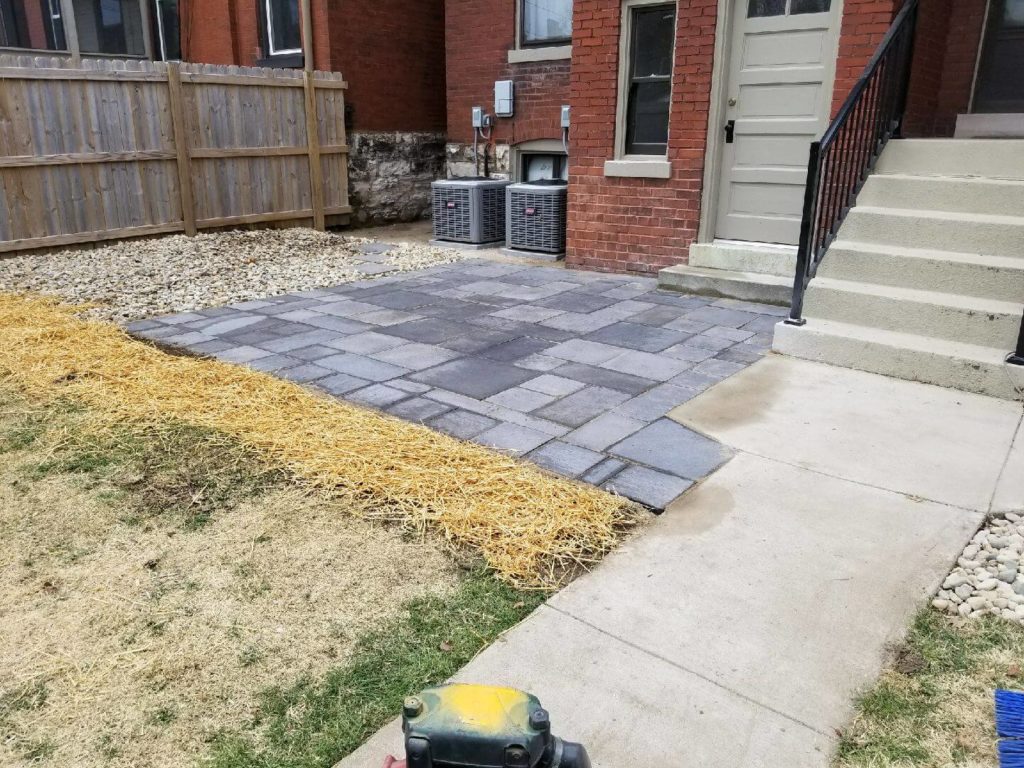 Paver Patio After Picture